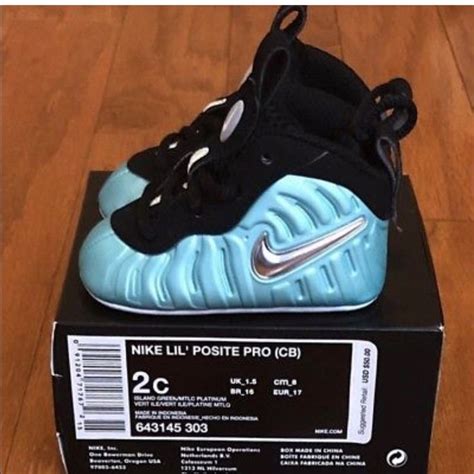 nike foamposite infant size.